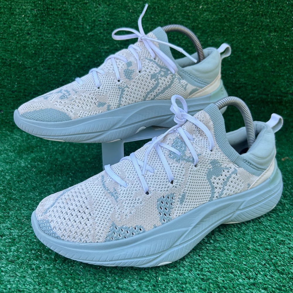 Sorel Kinetic Impact Lace Blue White Knit Sneakers Womens 9 NL4672-461